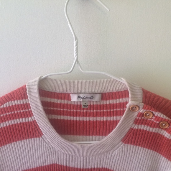 Madewell Ribbed Short Sleeve Striped Sweater - Picture 8 of 8